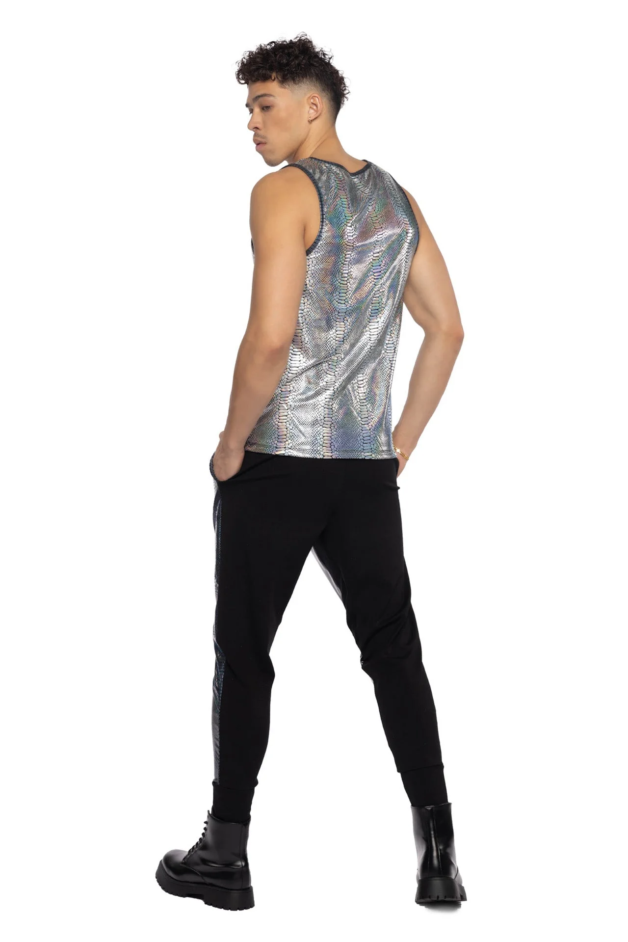 JR153 - Python & PVC Unisex Jogger - Image 2