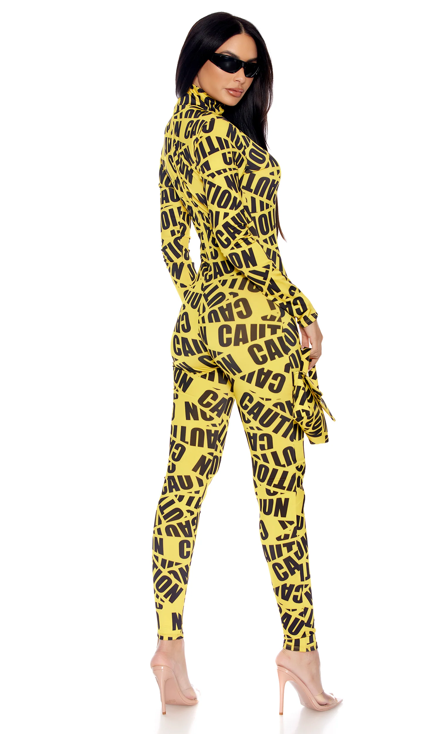 Sexy Caution Tape Costume - Image 2