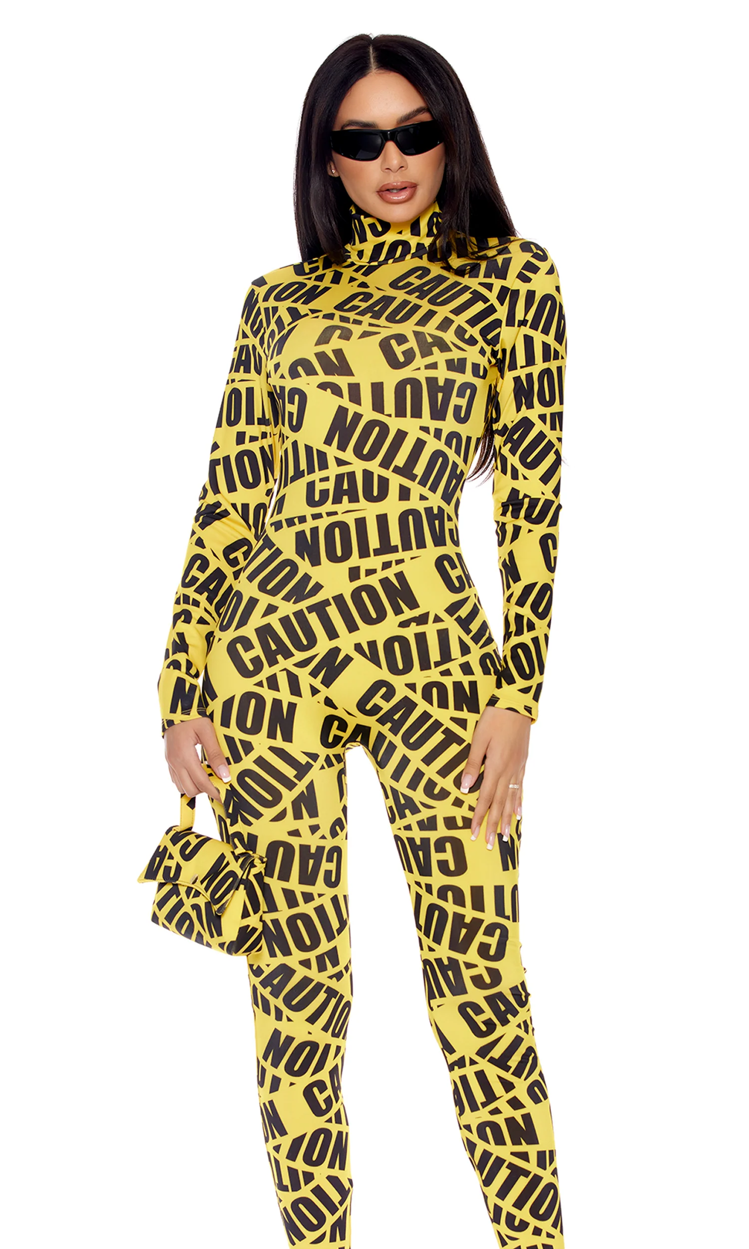 Sexy Caution Tape Costume - Image 3