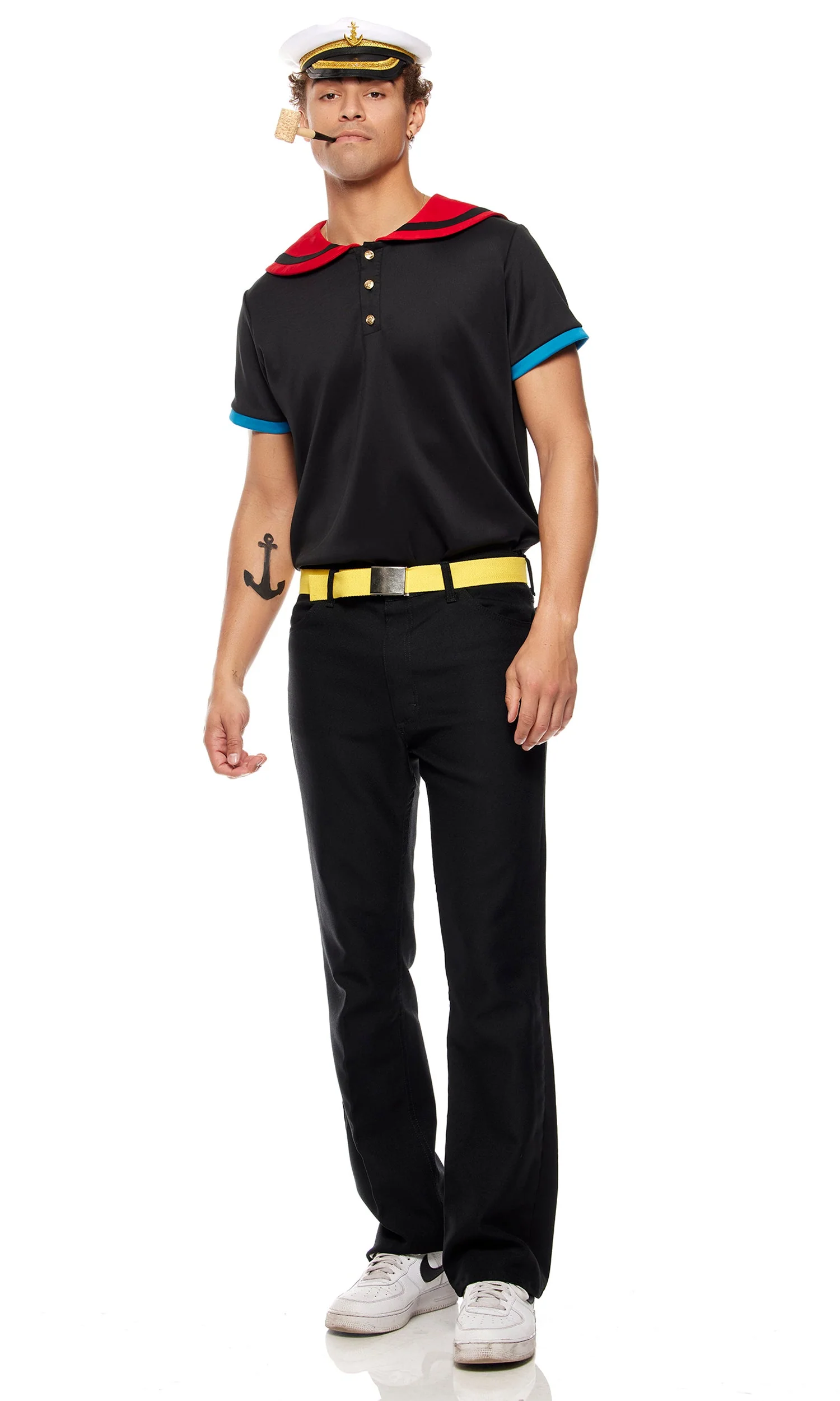 The Sailor Man Men's Cartoon Character Costume - Image 4