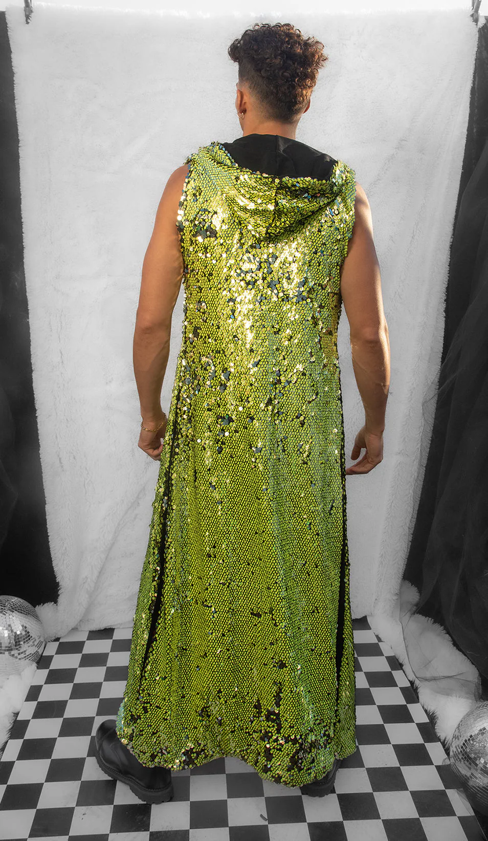 FF155 - Unisex Sequin Duster - Image 3