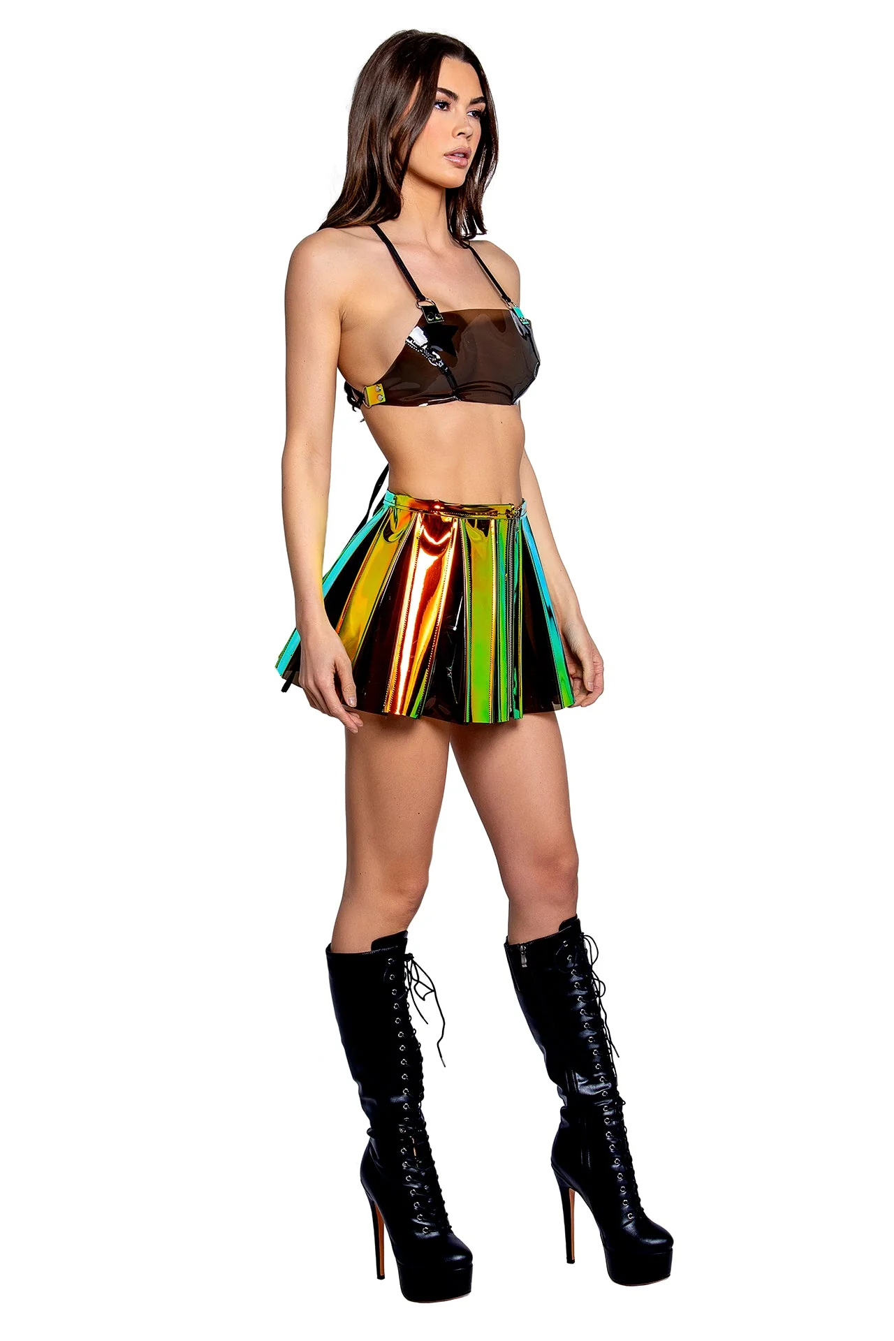 FR120 - Vinyl Pleated Skirt***50% OFF*** - Image 10