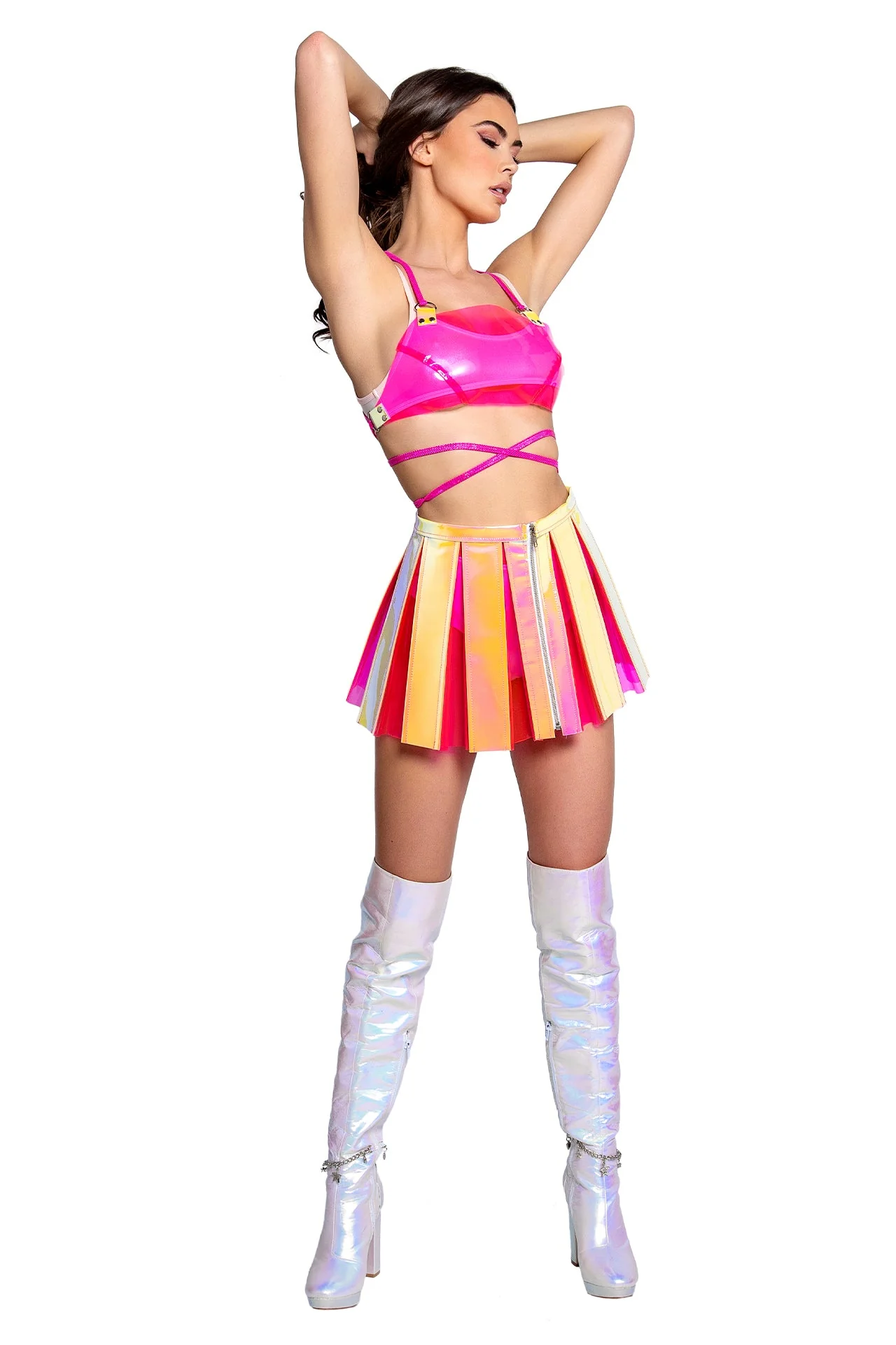 FR120 - Vinyl Pleated Skirt***50% OFF*** - Image 5