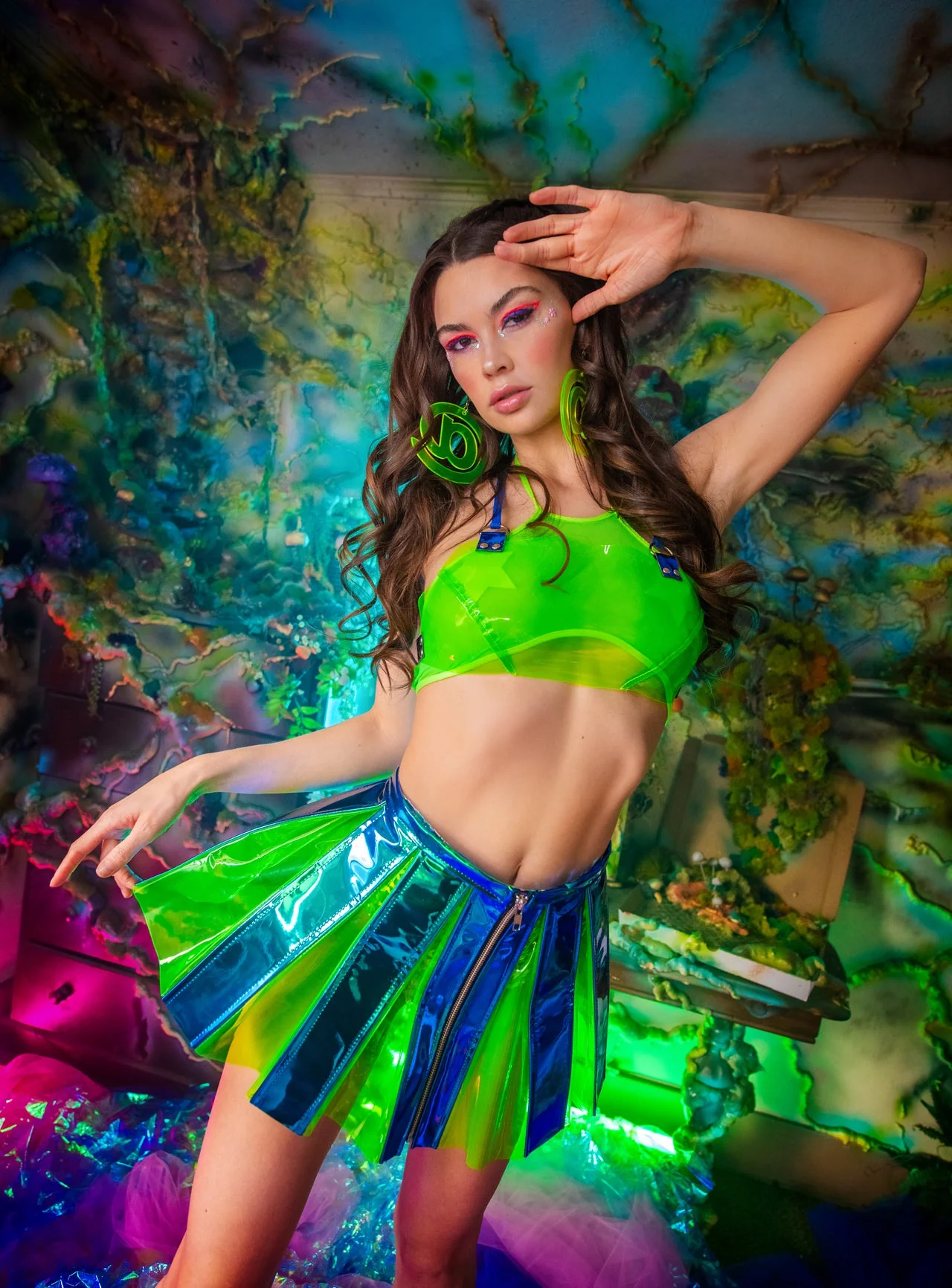 FR120 - Vinyl Pleated Skirt***50% OFF*** - Image 8